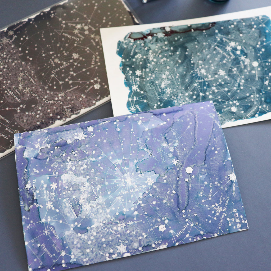 Color Swatch Post Card- Star