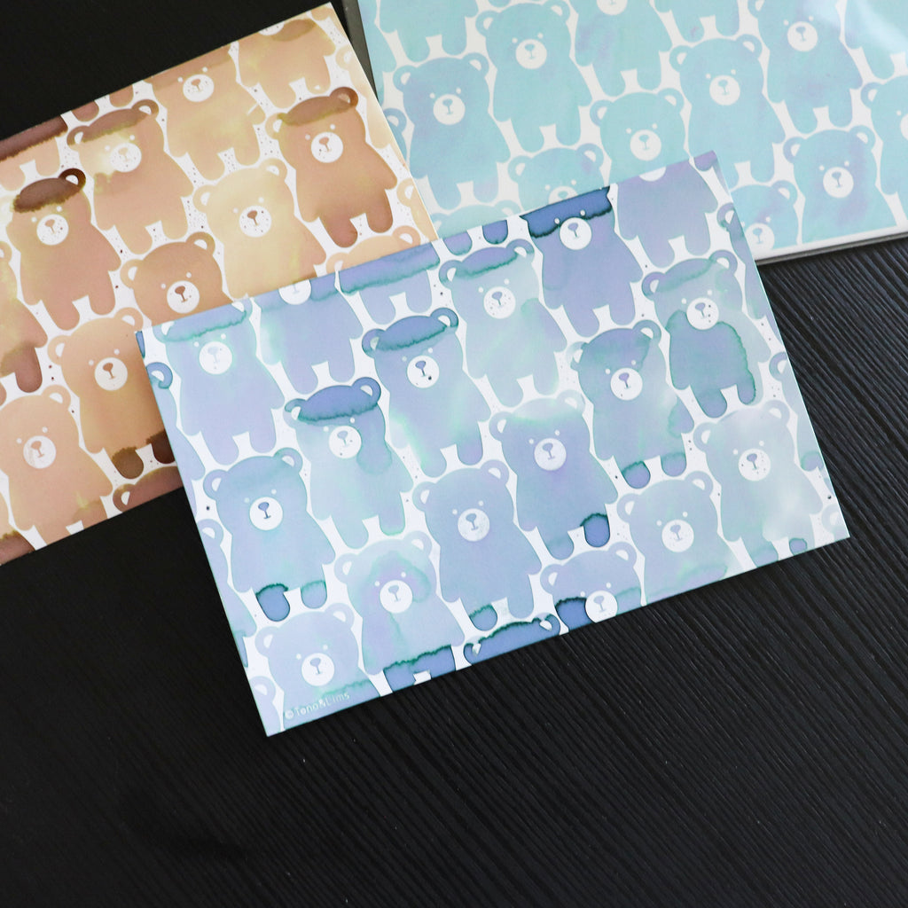 Color Swatch Post Card- Bear