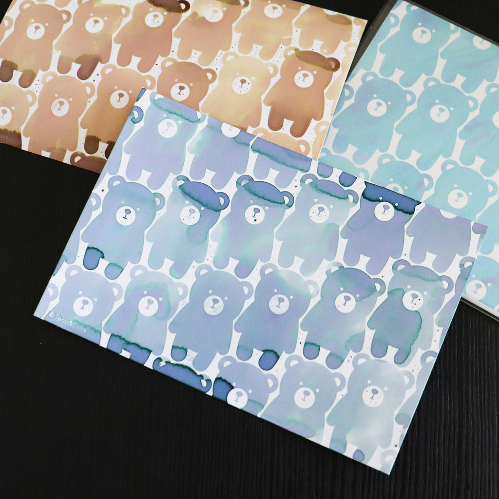 Color Swatch Post Card- Bear