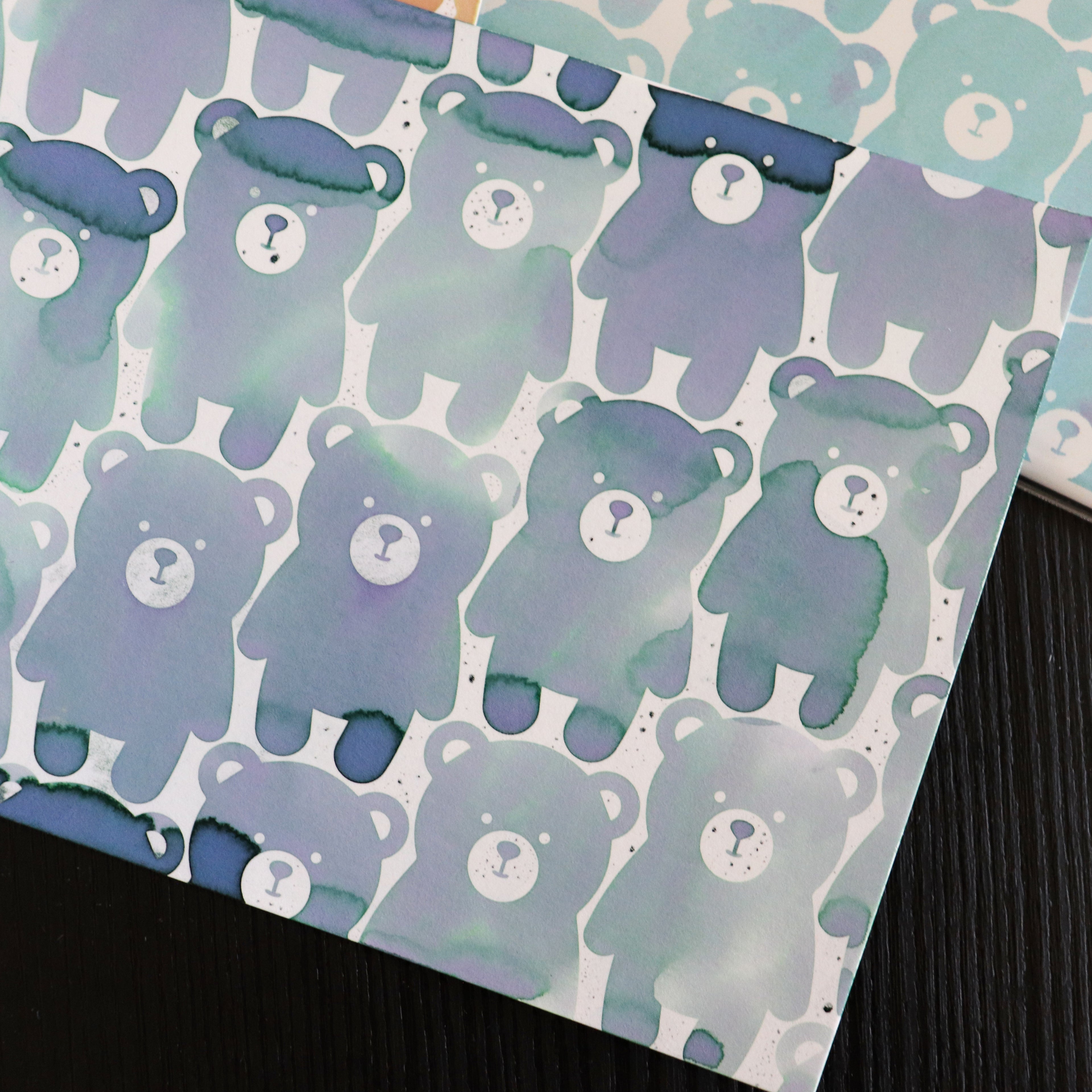Color Swatch Post Card- Bear