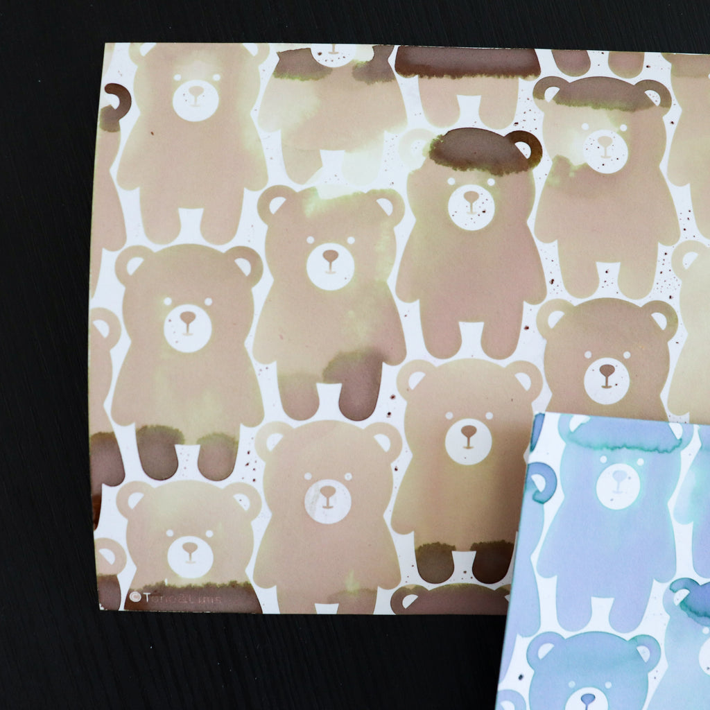 Color Swatch Post Card- Bear