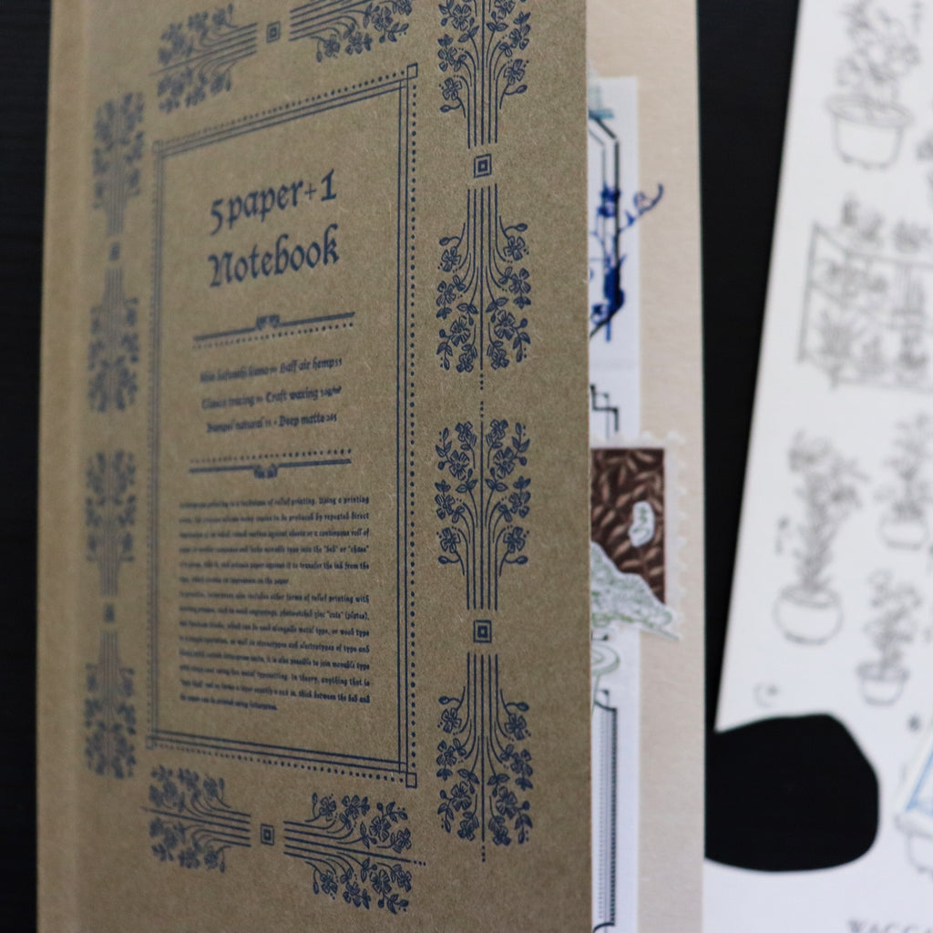 【OEDA LETTERPRESS】5 Paper+1 Notebook