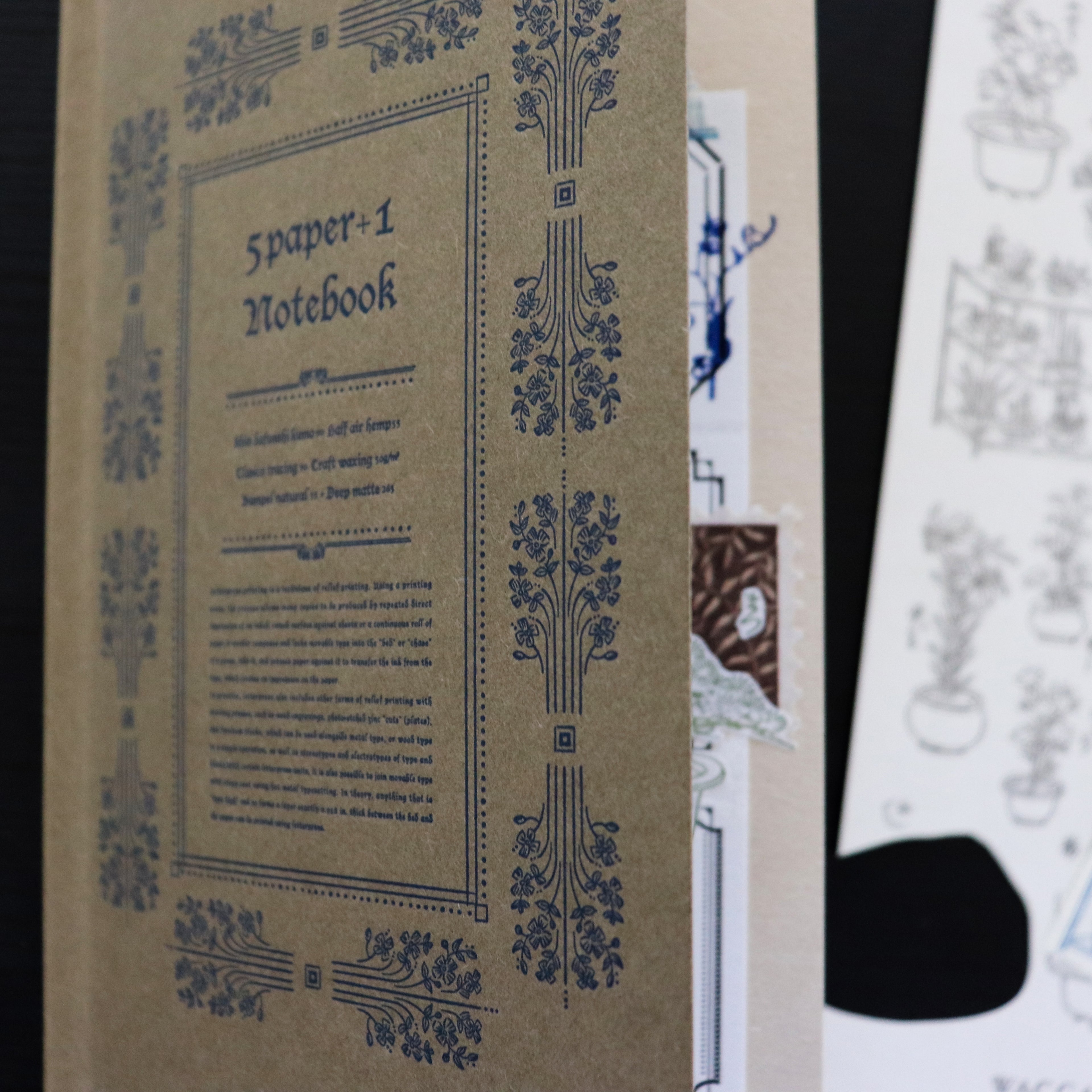 【OEDA LETTERPRESS】5 Paper+1 Notebook