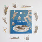 Papier Platz- Milina-  Flake Sticker- Love Otter