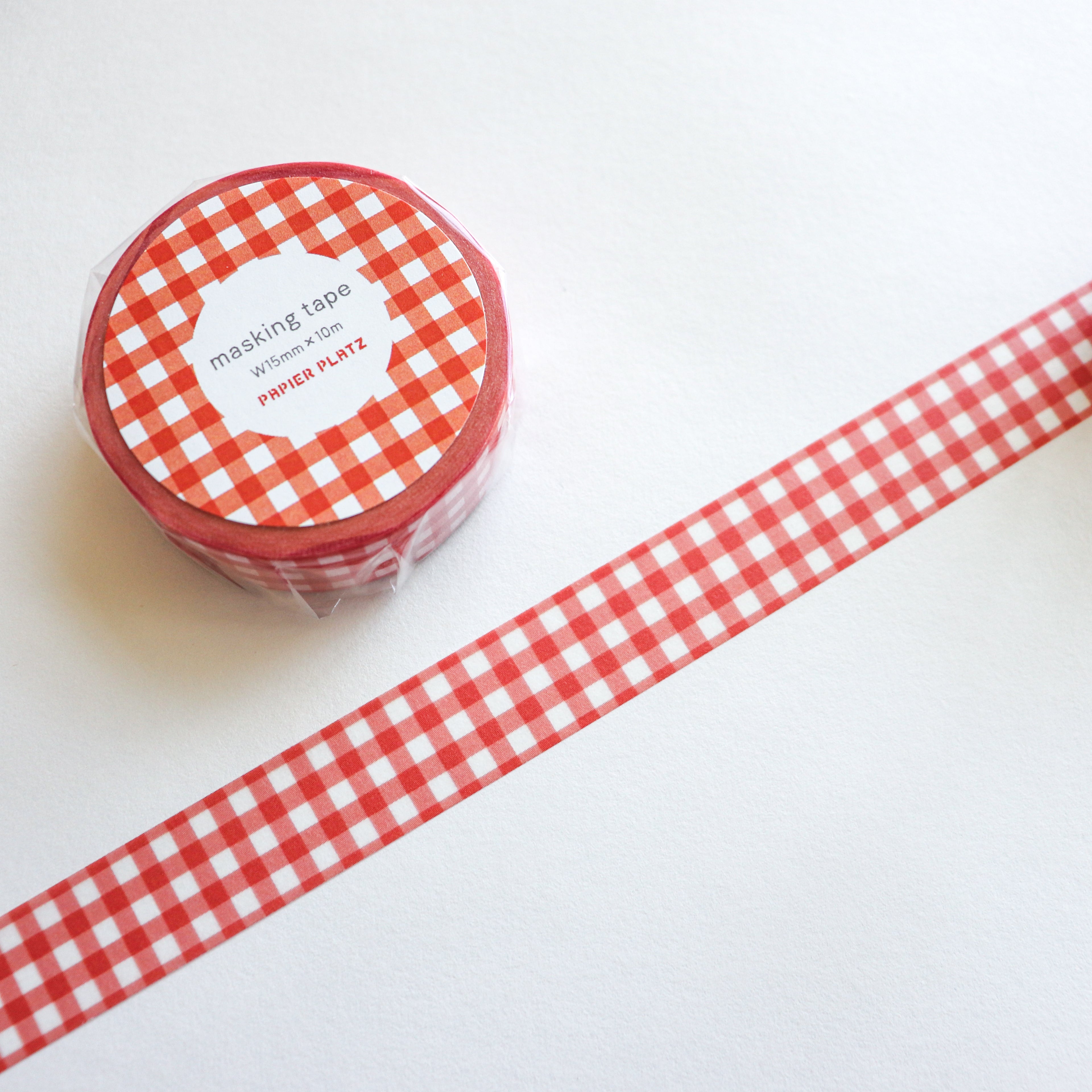 Papier Platz- Washi Tape- Gingham Check
