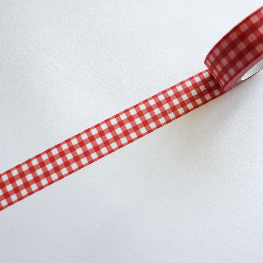 Papier Platz- Washi Tape- Gingham Check