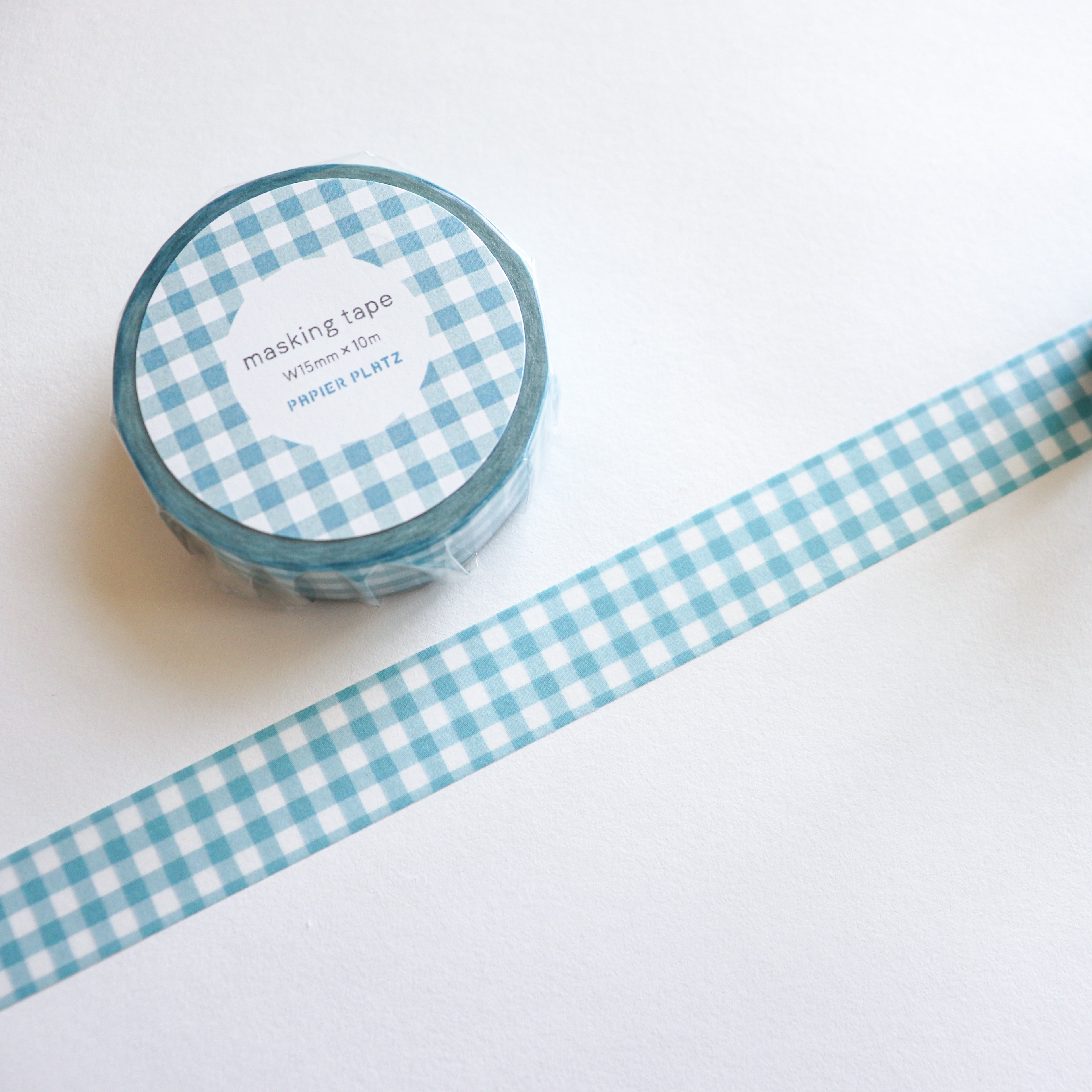 Papier Platz- Washi Tape- Gingham Check