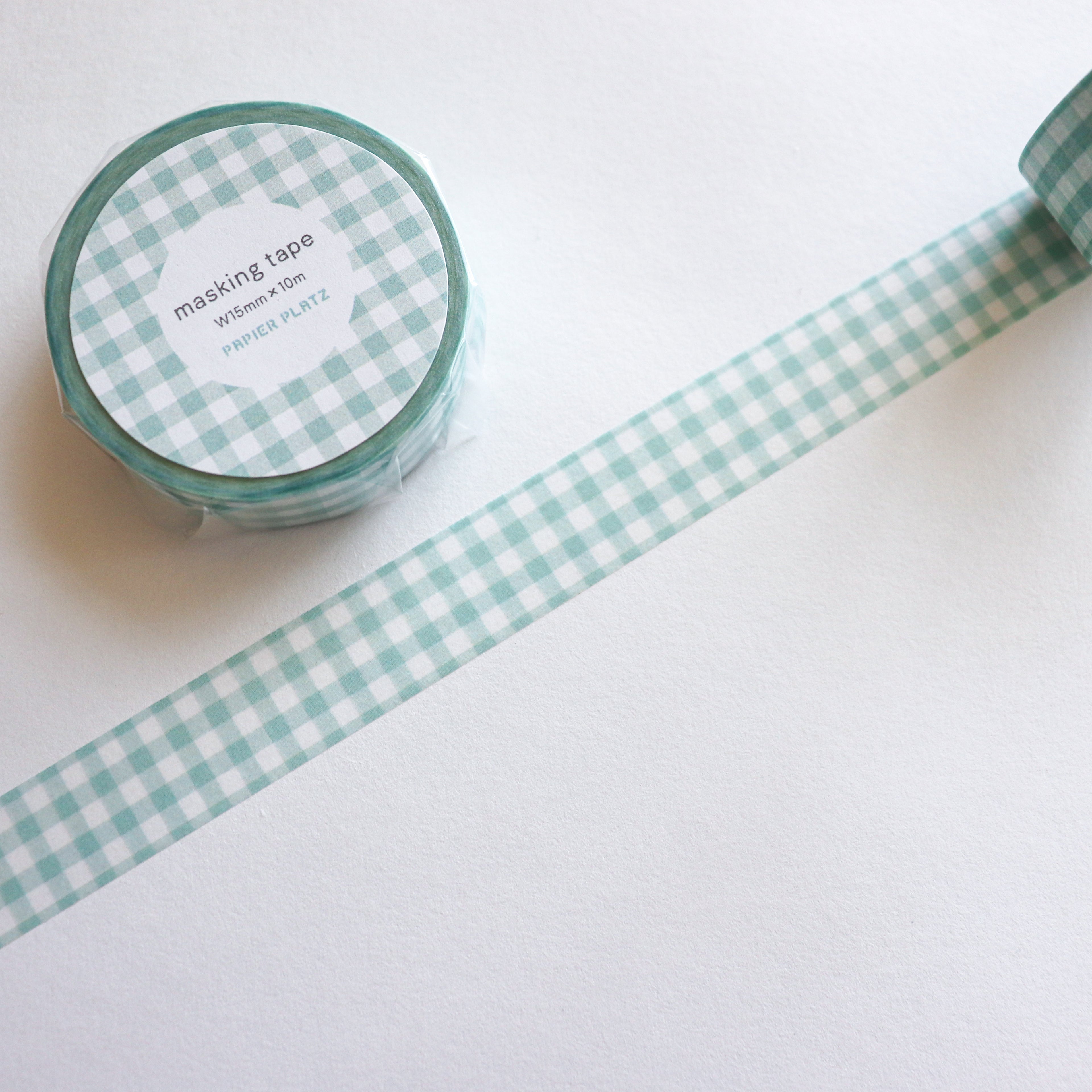 Papier Platz- Washi Tape- Gingham Check