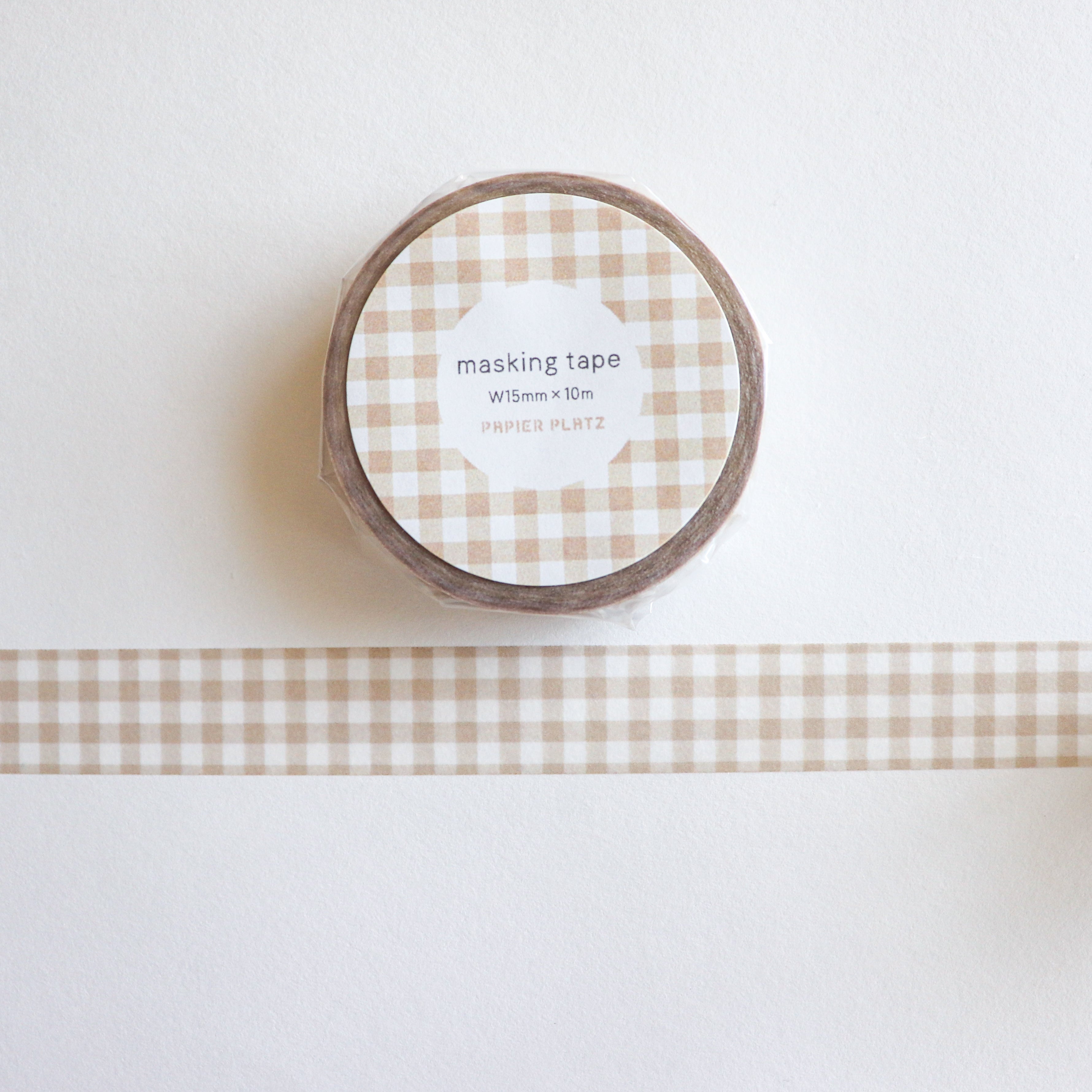 Papier Platz- Washi Tape- Gingham Check