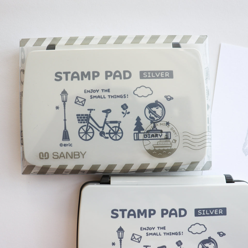 Navy Eric x SANBY Stamp Pad- Silver