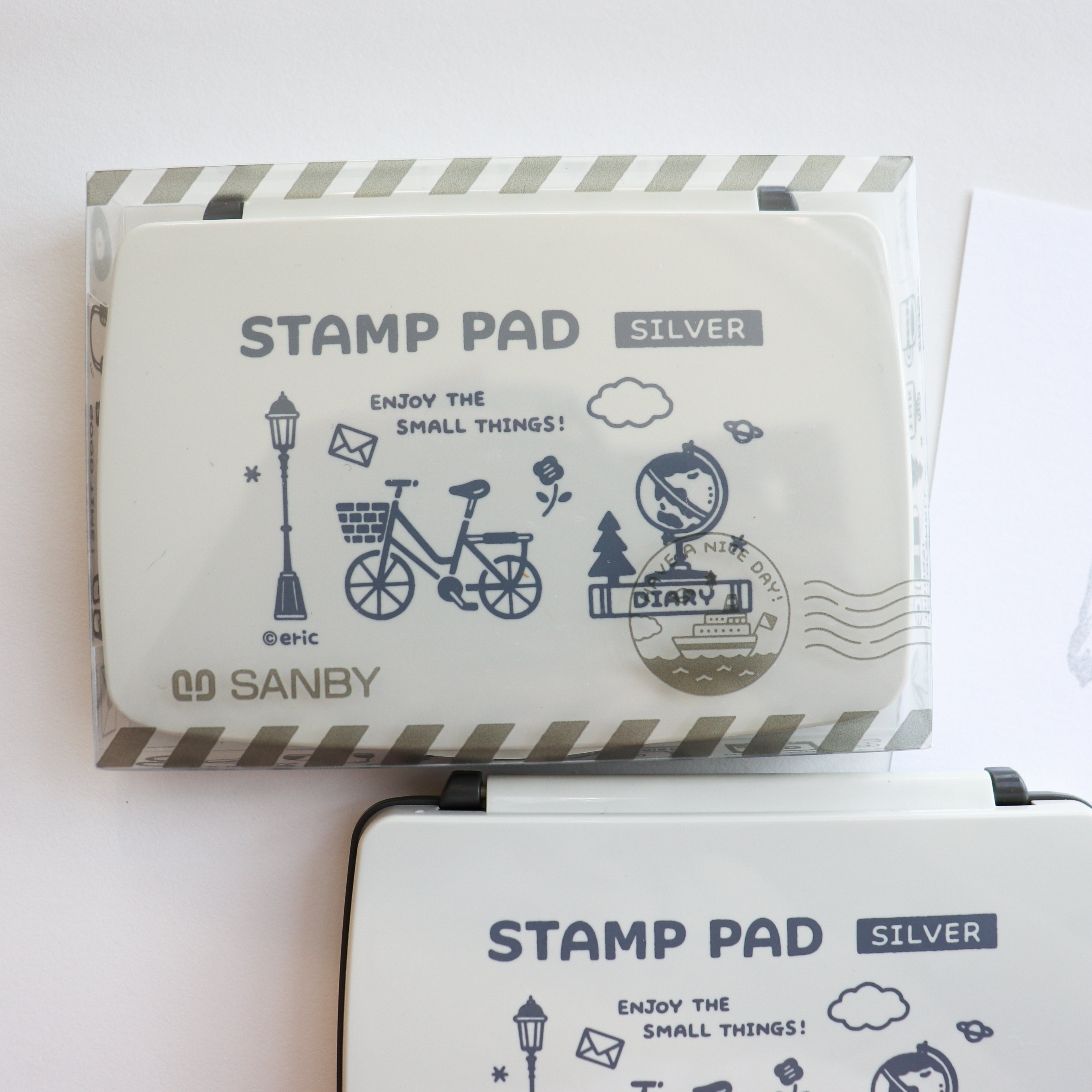 Navy Eric x SANBY Stamp Pad- Silver