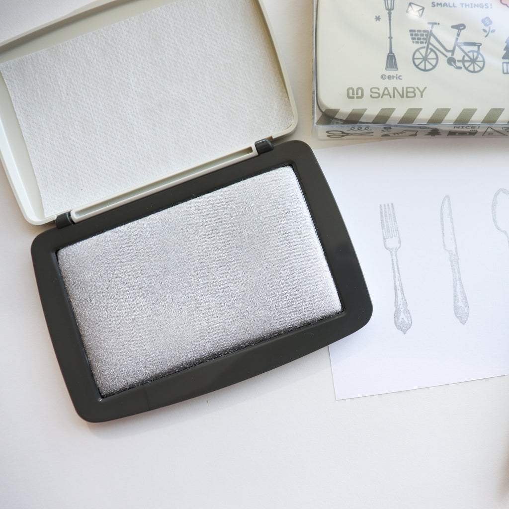 Navy Eric x SANBY Stamp Pad- Silver