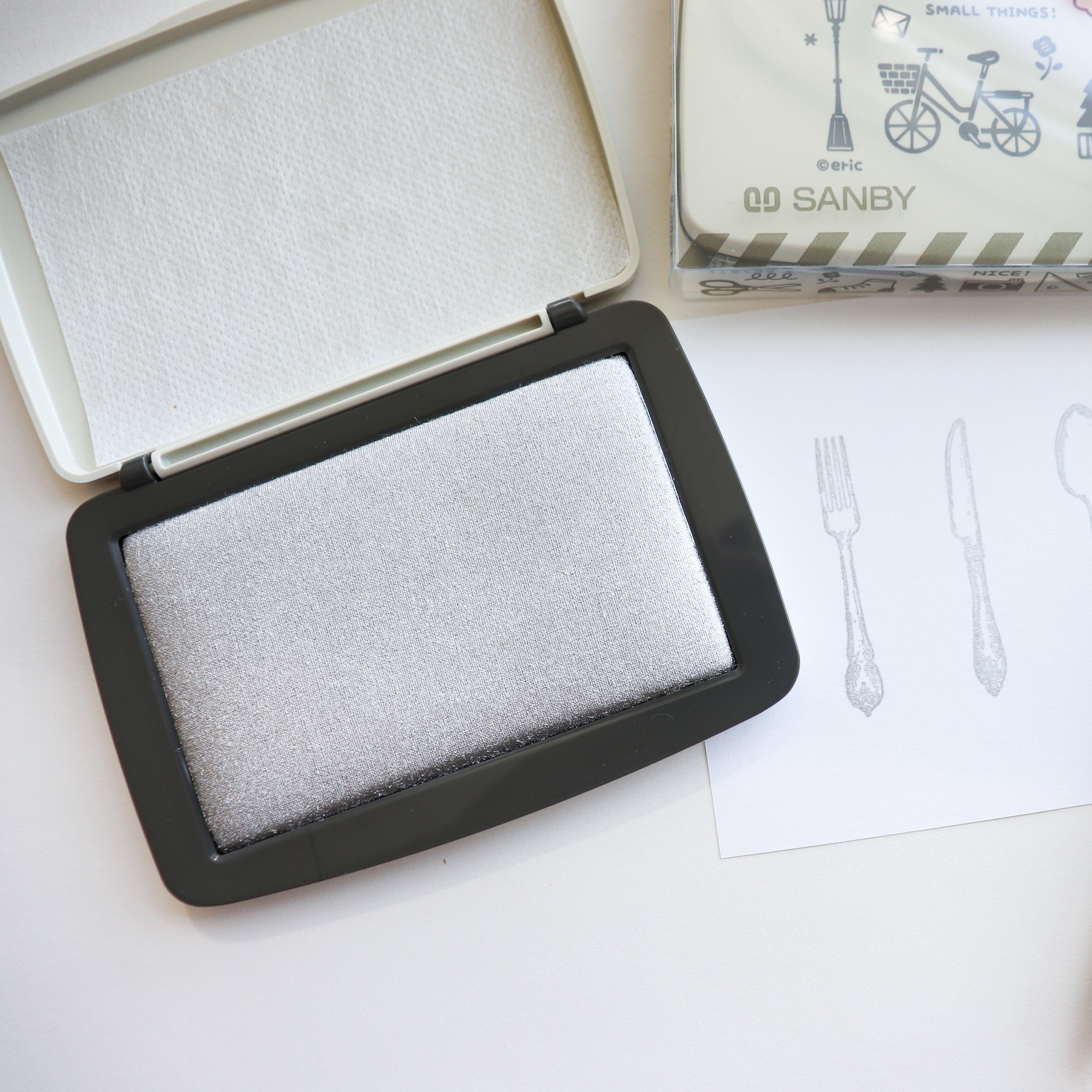 Navy Eric x SANBY Stamp Pad- Silver