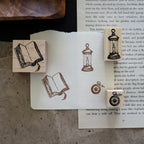 Keiko Endo- Wood Stamp- "Traveler" Series