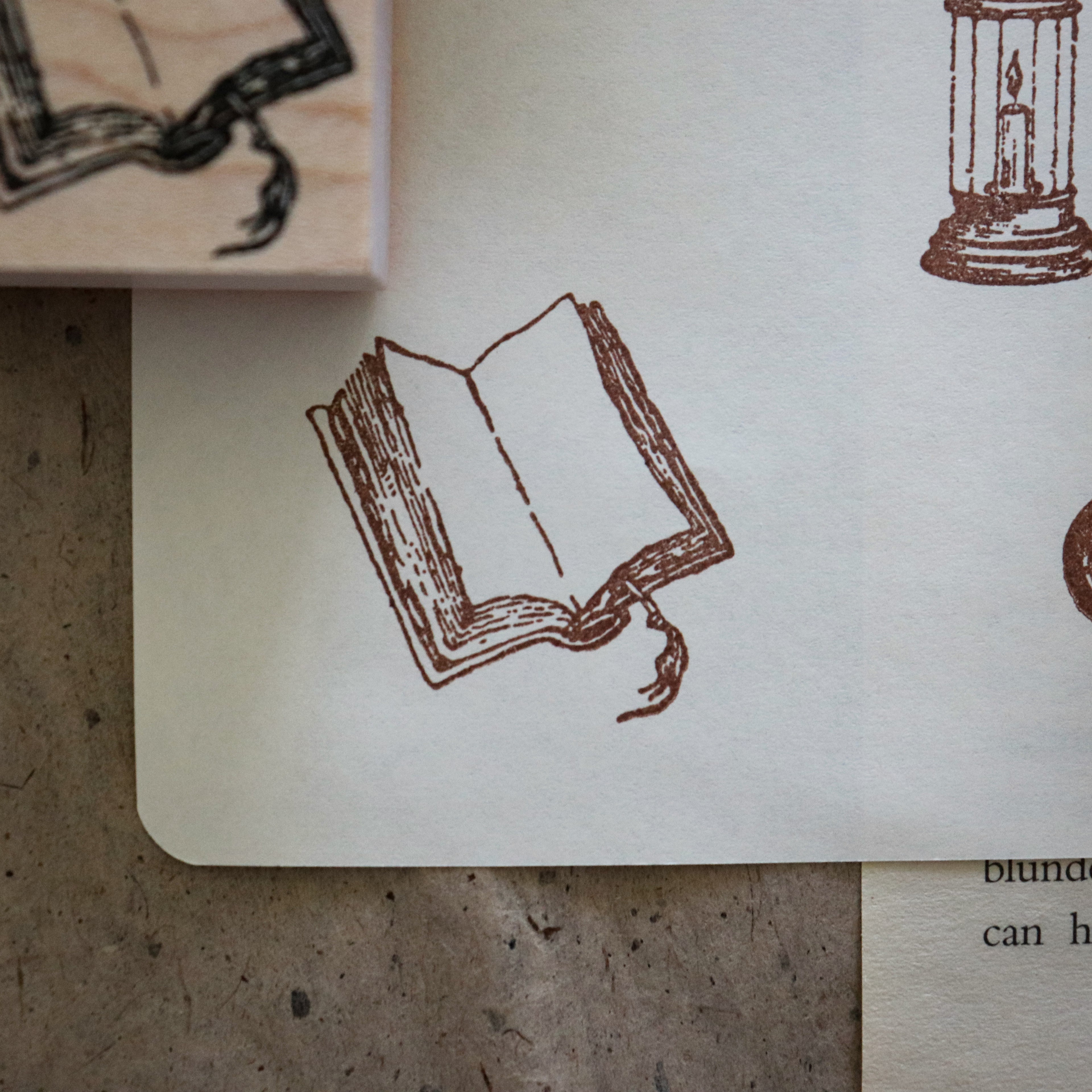 Keiko Endo- Wood Stamp- "Traveler" Series