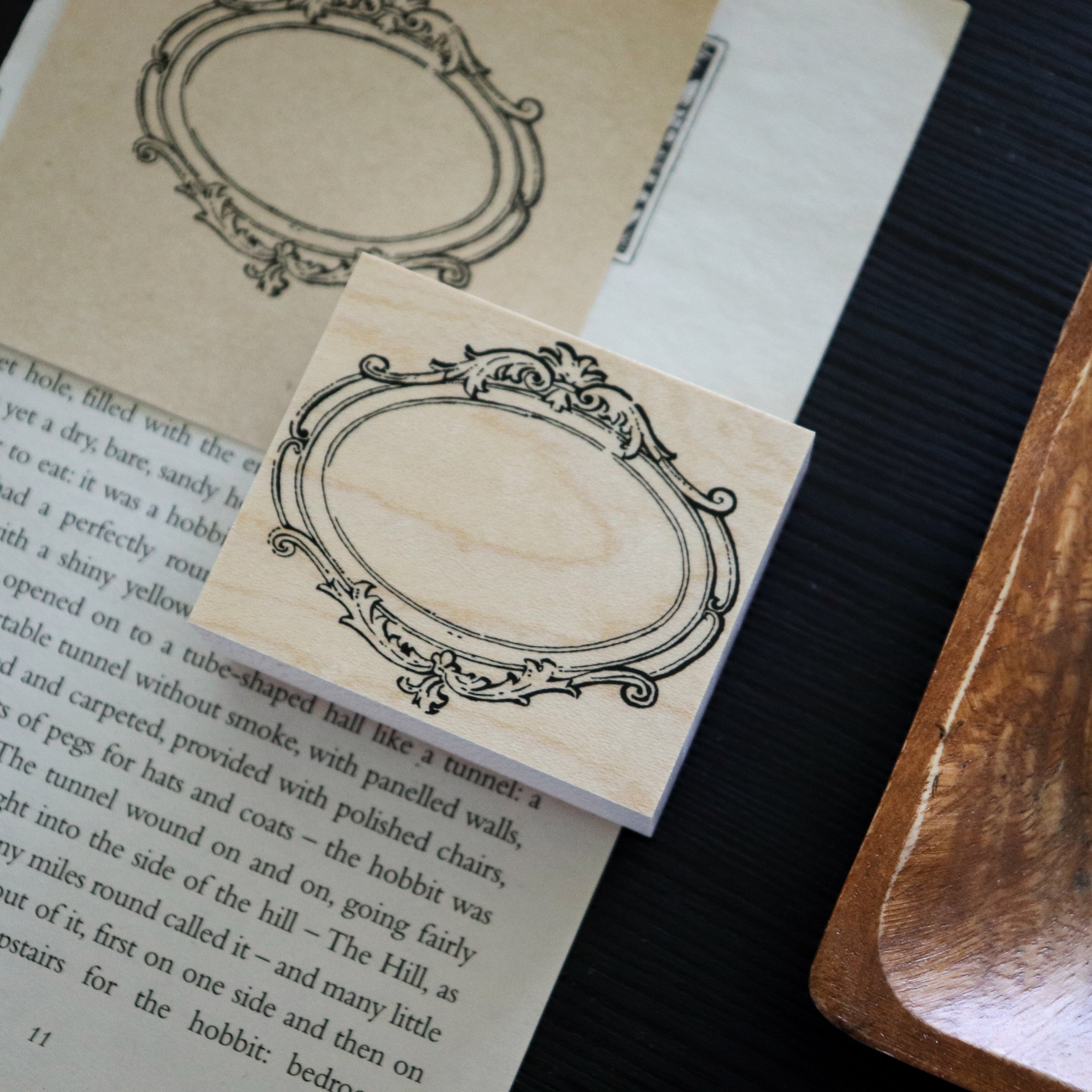 Keiko Endo- Wood Stamp- Frame