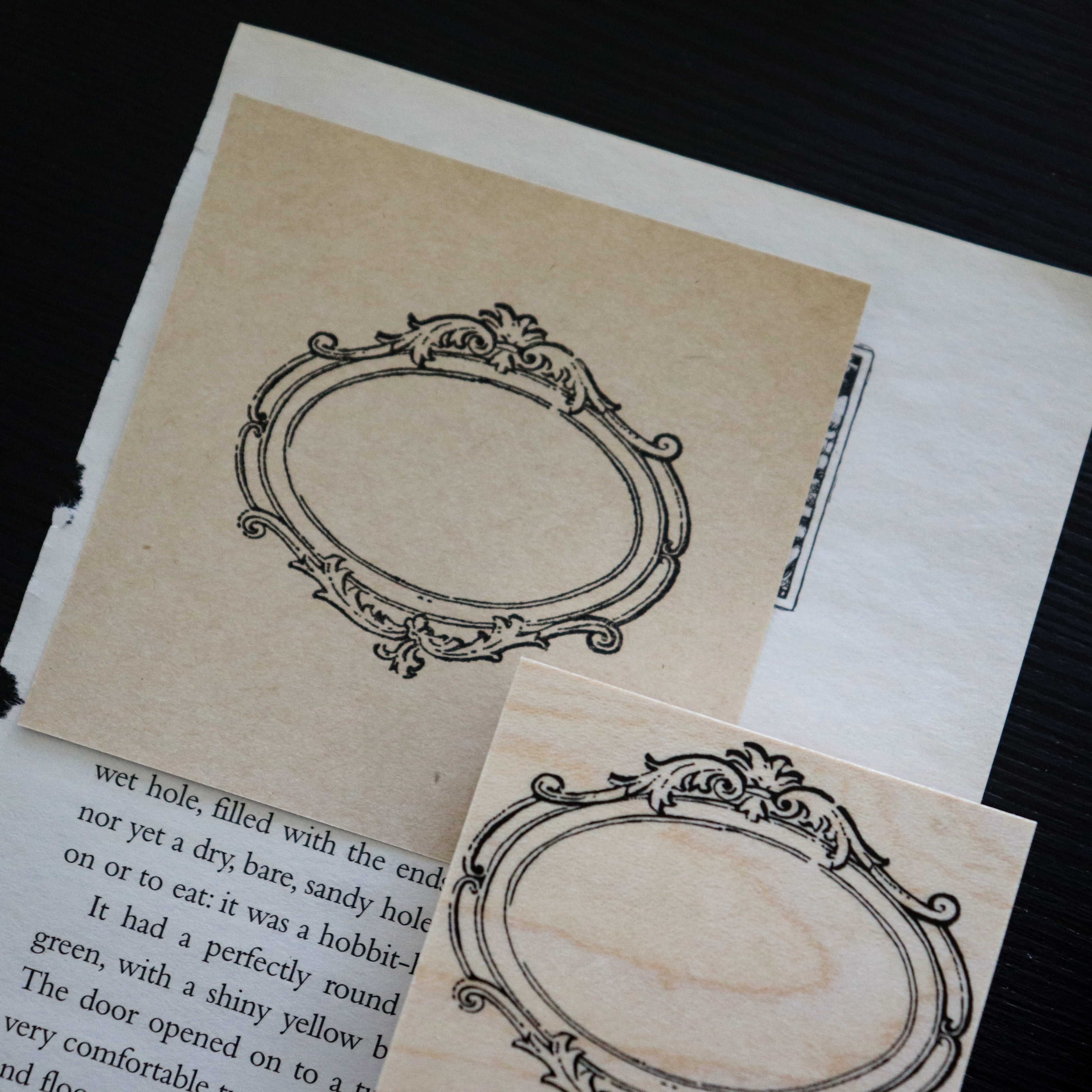 Keiko Endo- Wood Stamp- Frame