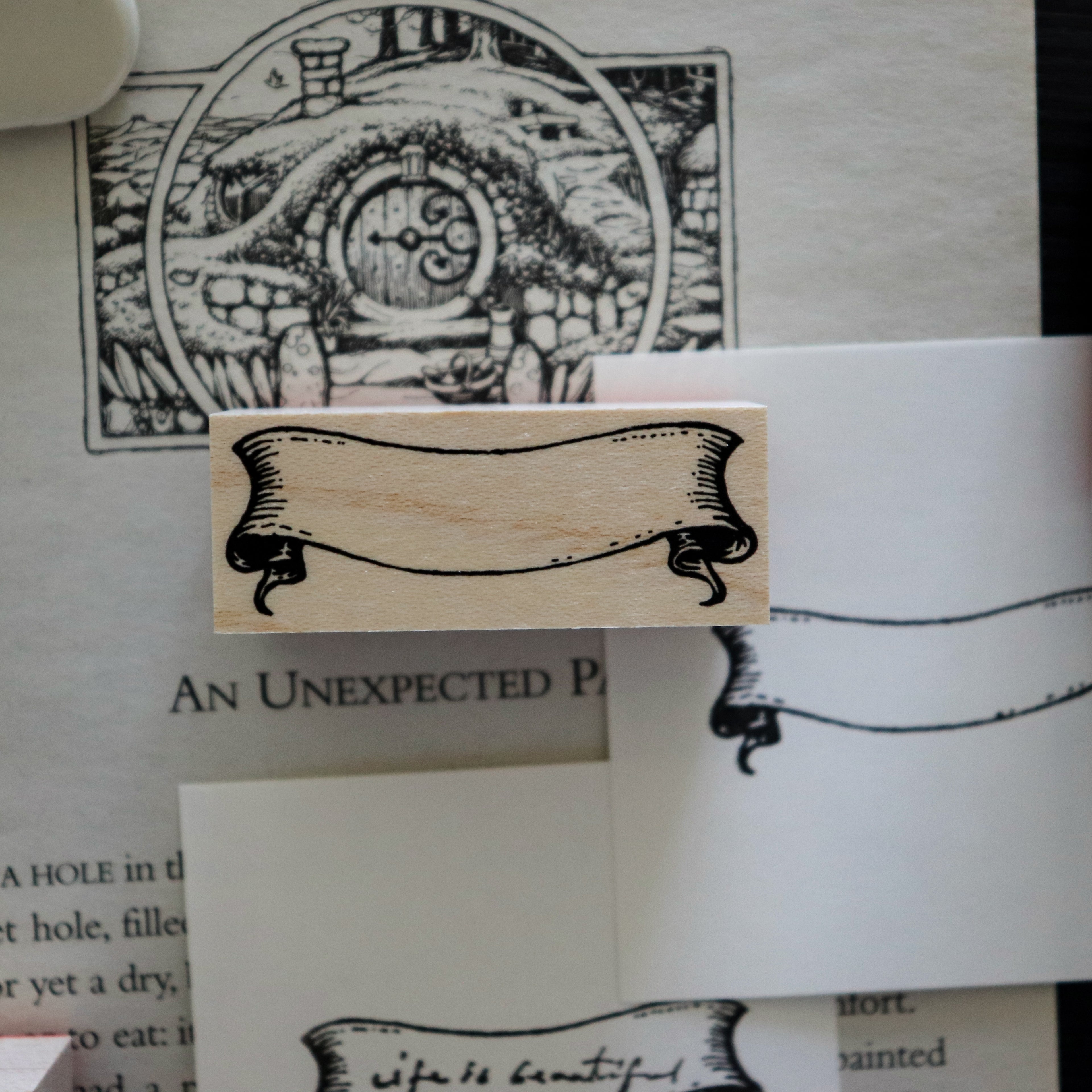 Keiko Endo- Wood Stamp- Ribbon