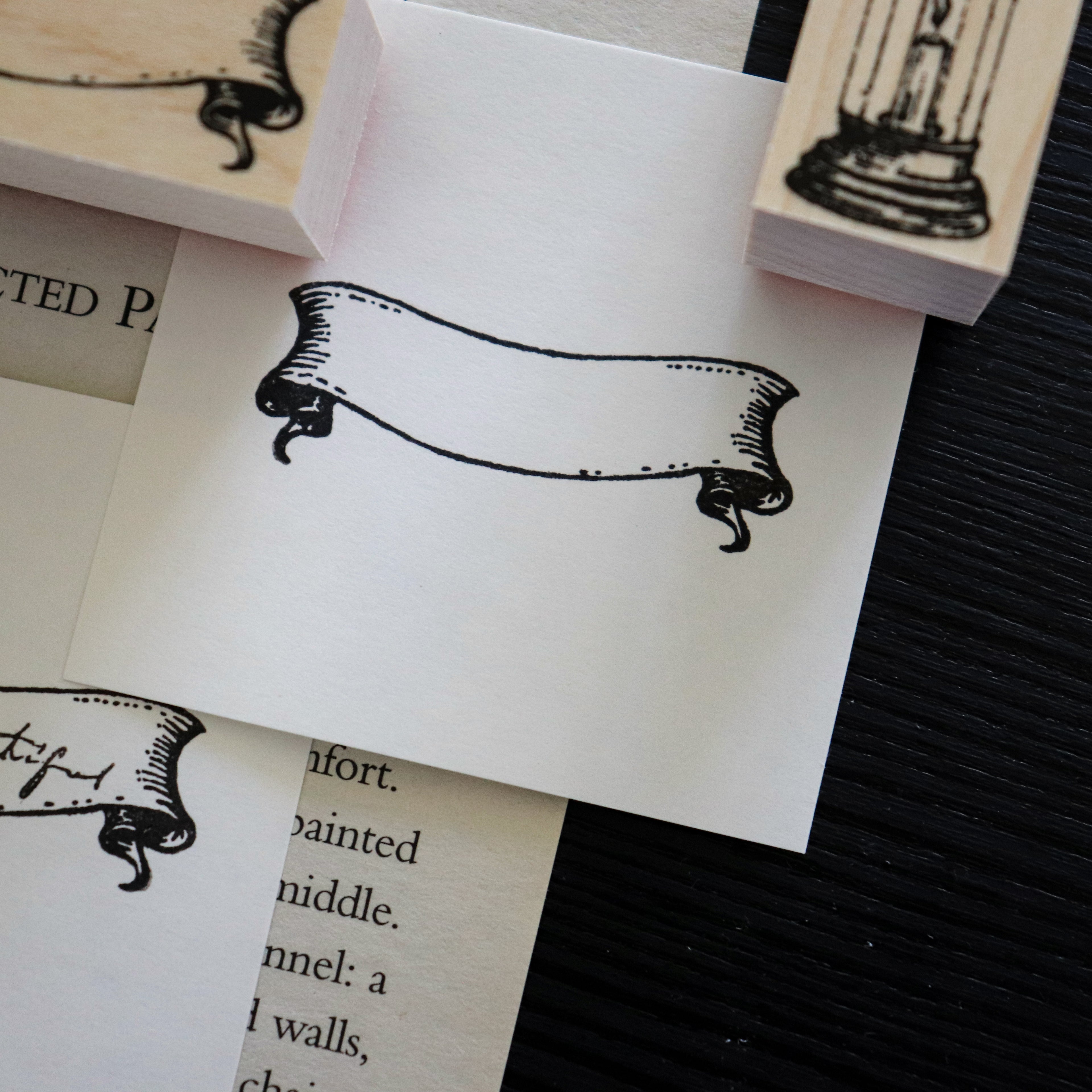 Keiko Endo- Wood Stamp- Ribbon
