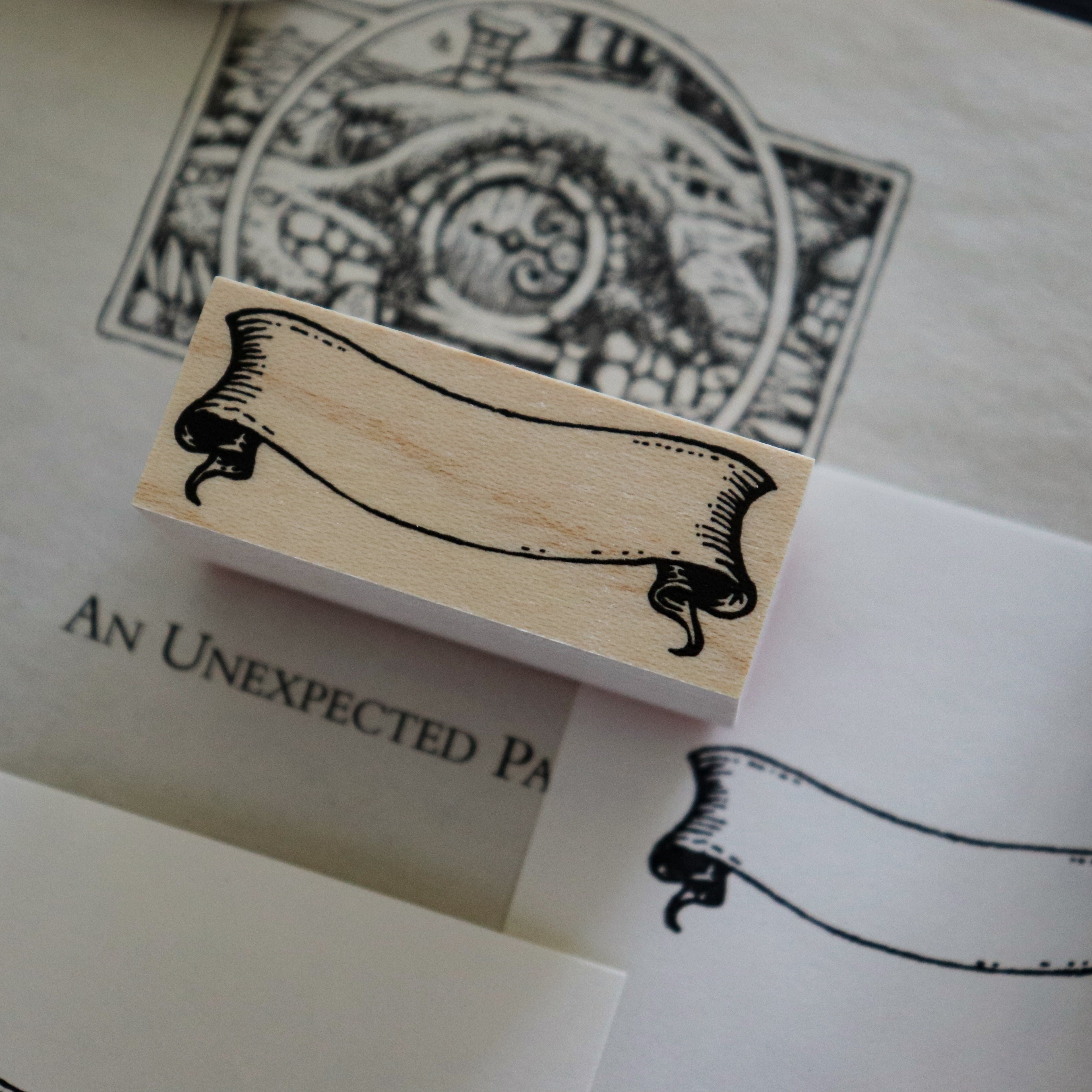 Keiko Endo- Wood Stamp- Ribbon