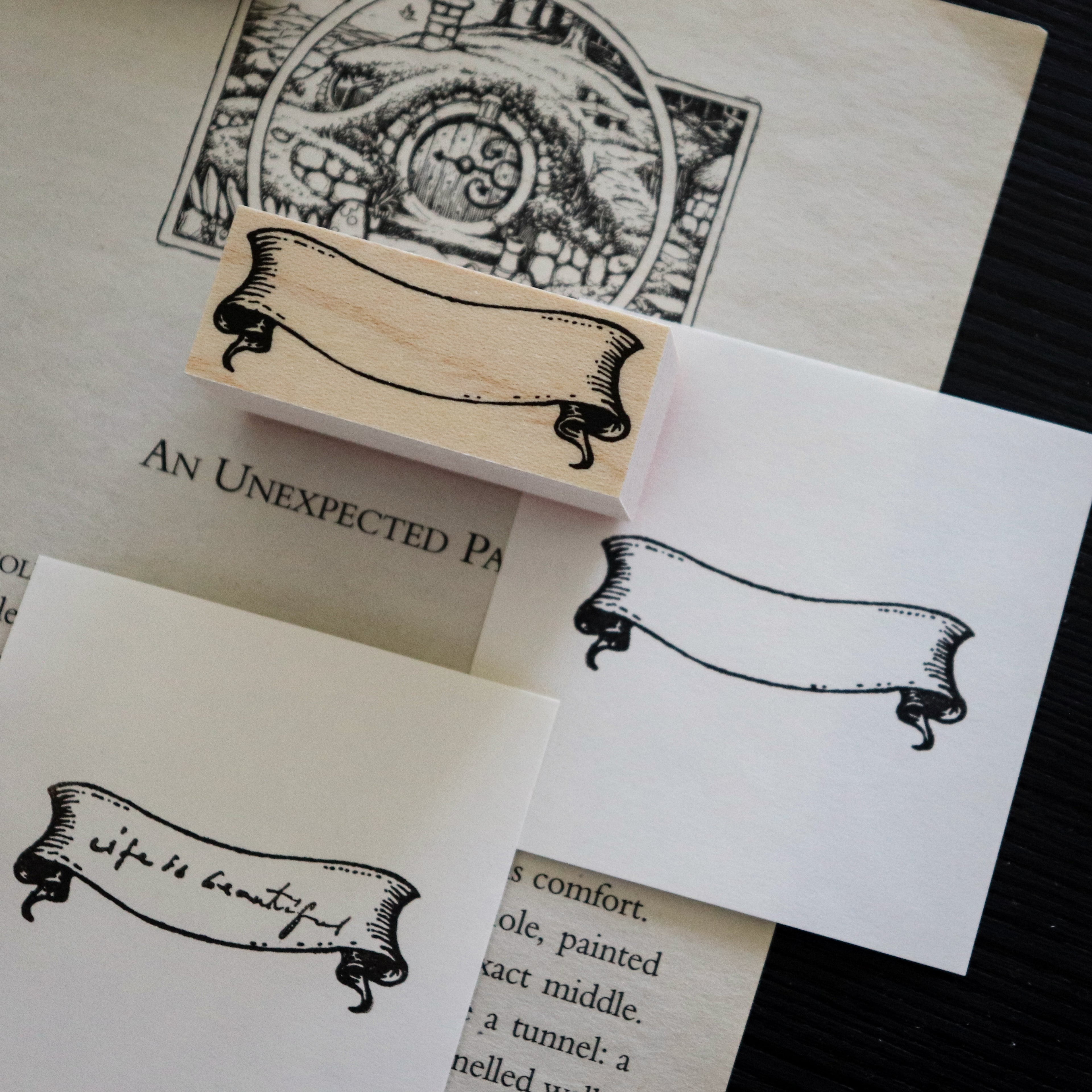 Keiko Endo- Wood Stamp- Ribbon