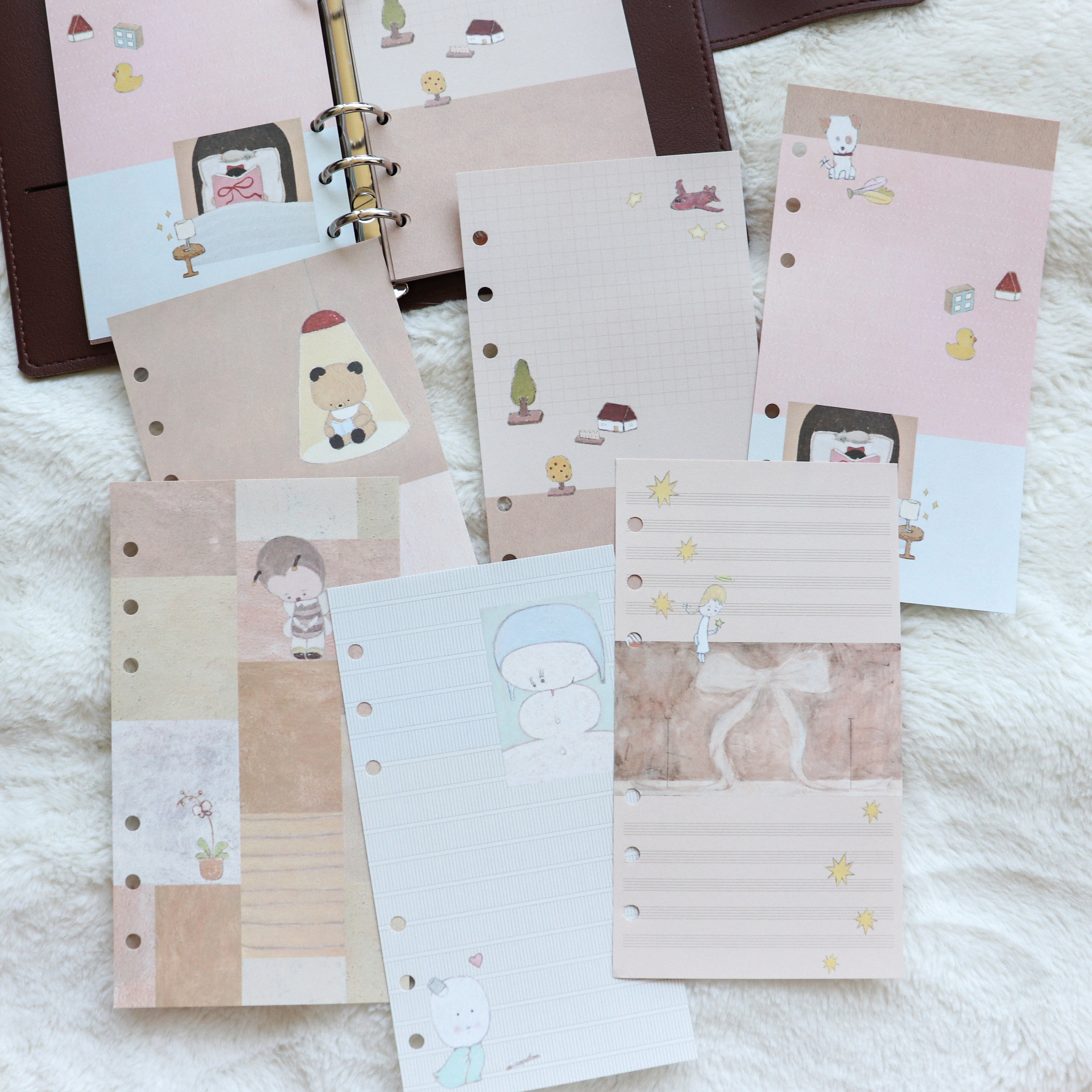 【Square Studio】- Warm & Fuzzy Feelings A6 Personal Refill Insert