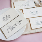 【Daydream】Sweet Treats" Collection: Triple-Section Tear-off Memo