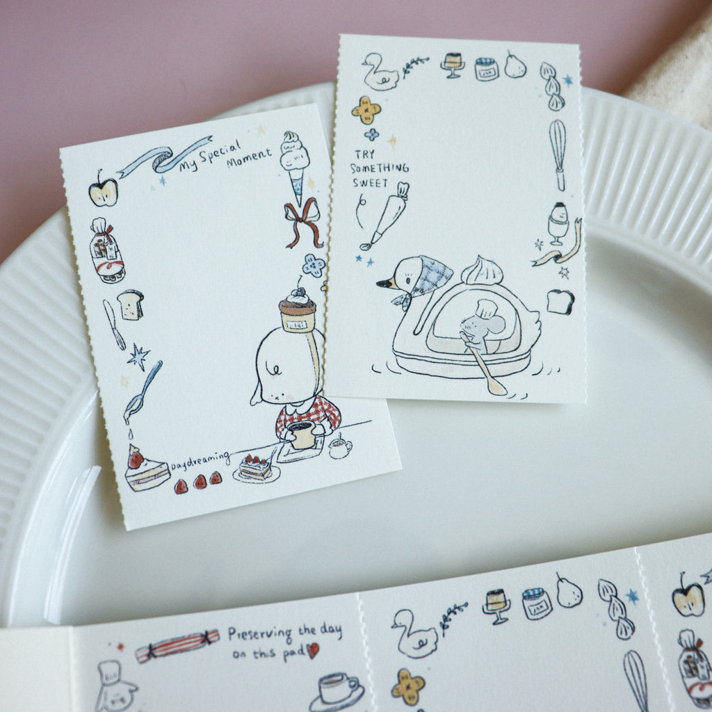 【Daydream】Sweet Treats" Collection: Triple-Section Tear-off Memo