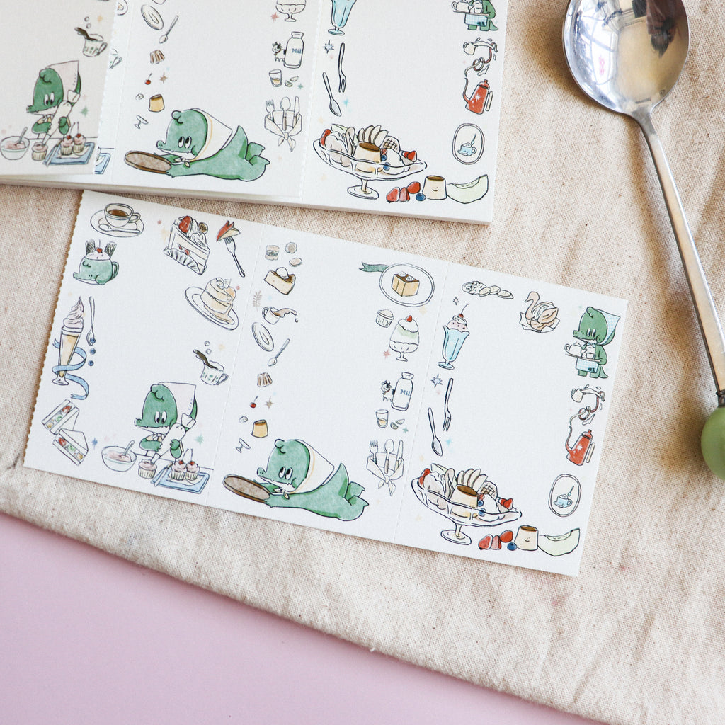 【Daydream】Sweet Treats" Collection: Triple-Section Tear-off Memo