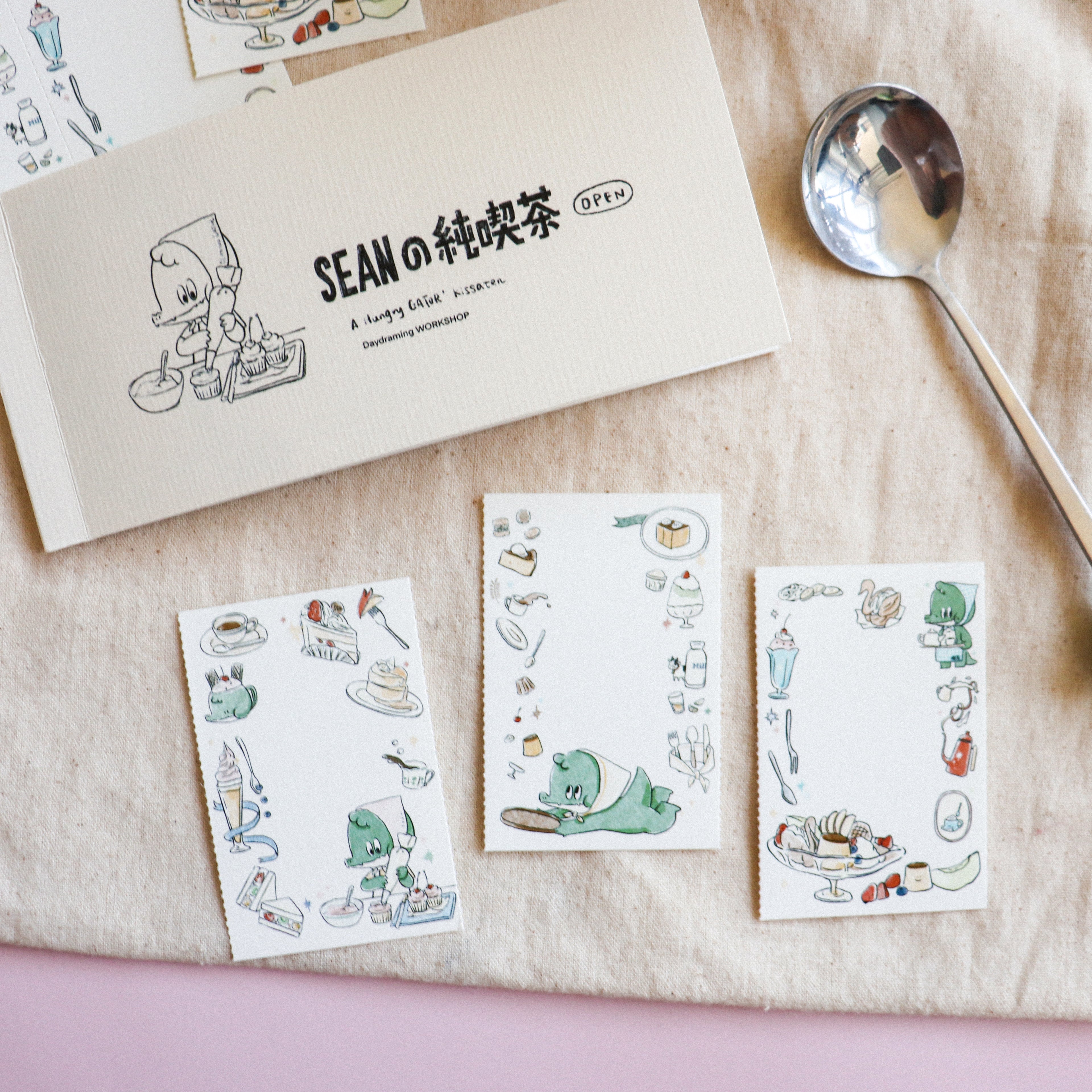 【Daydream】Sweet Treats" Collection: Triple-Section Tear-off Memo