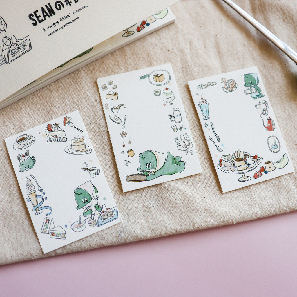 【Daydream】Sweet Treats" Collection: Triple-Section Tear-off Memo