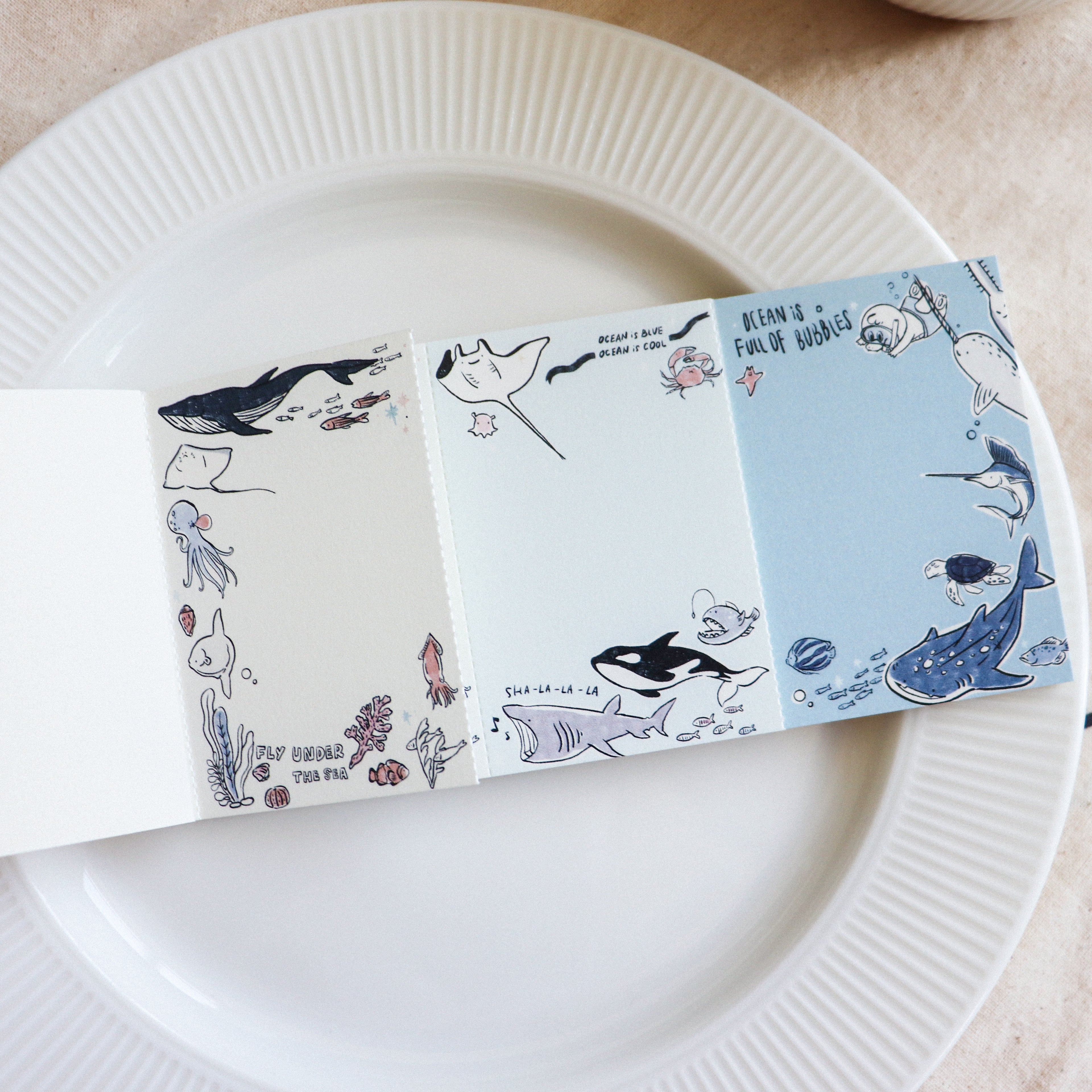 【Daydream】Sweet Treats" Collection: Triple-Section Tear-off Memo