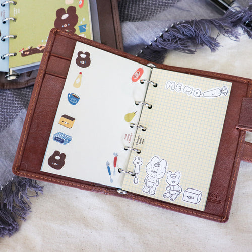 【Daydream】- Spring Series Loose Leaf Refills: Kumaru Bear Collection