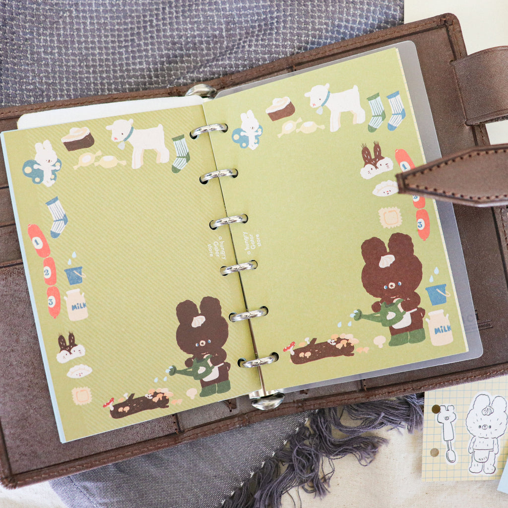 【Daydream】- Spring Series Loose Leaf Refills: Kumaru Bear Collection