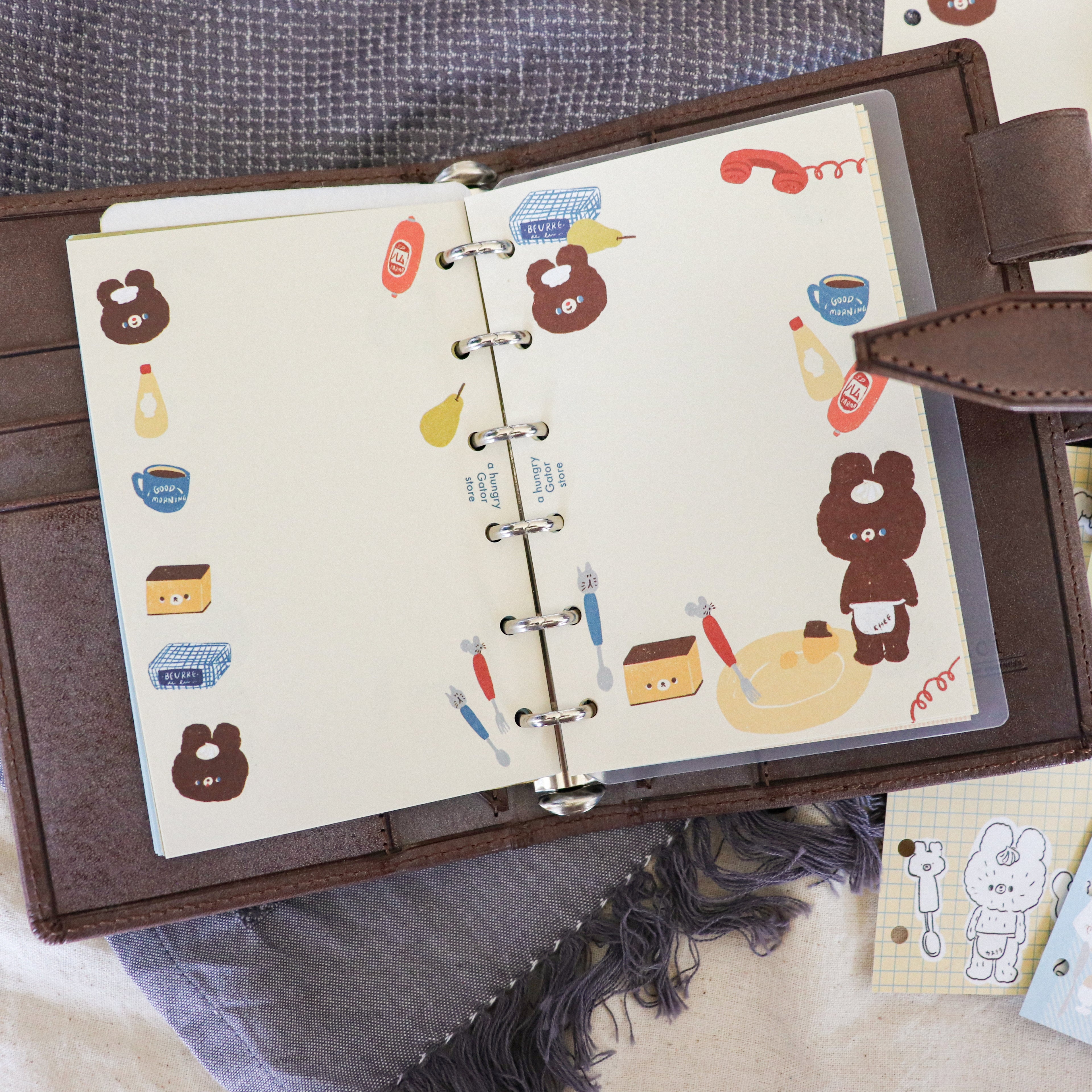 【Daydream】- Spring Series Loose Leaf Refills: Kumaru Bear Collection