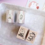 【Daydream】Wood Rubber Stamp- Connected by Whispers