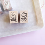 【Daydream】Wood Rubber Stamp- Connected by Whispers