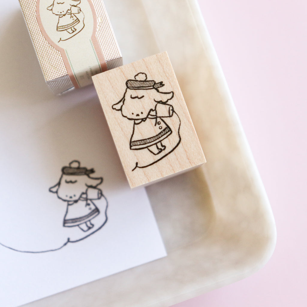 【Daydream】Wood Rubber Stamp- Connected by Whispers