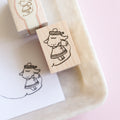 【Daydream】Wood Rubber Stamp- Connected by Whispers