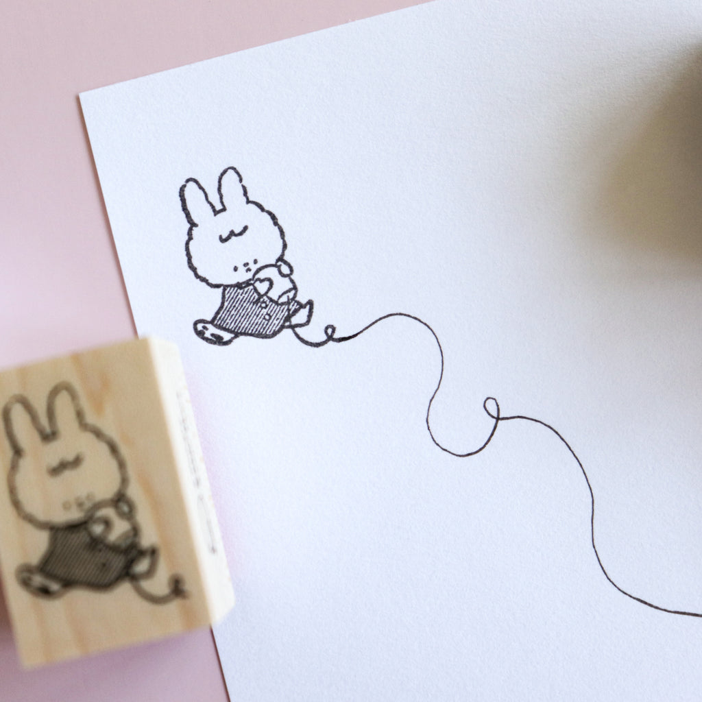 【Daydream】Wood Rubber Stamp- Connected by Whispers