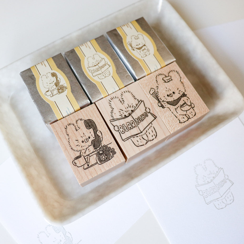 【Daydream】Kumaru Wood Rubber Stamp