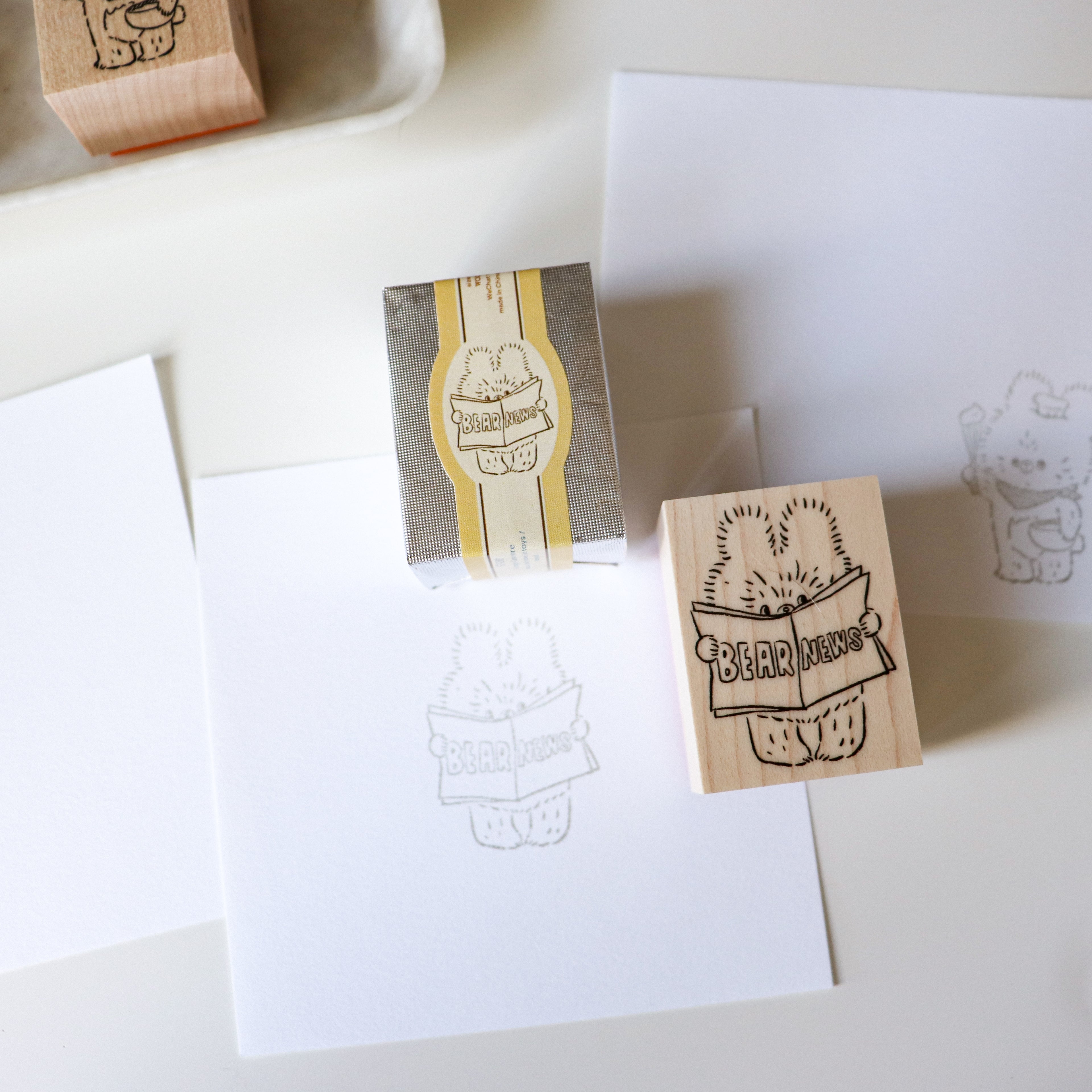 【Daydream】Kumaru Wood Rubber Stamp