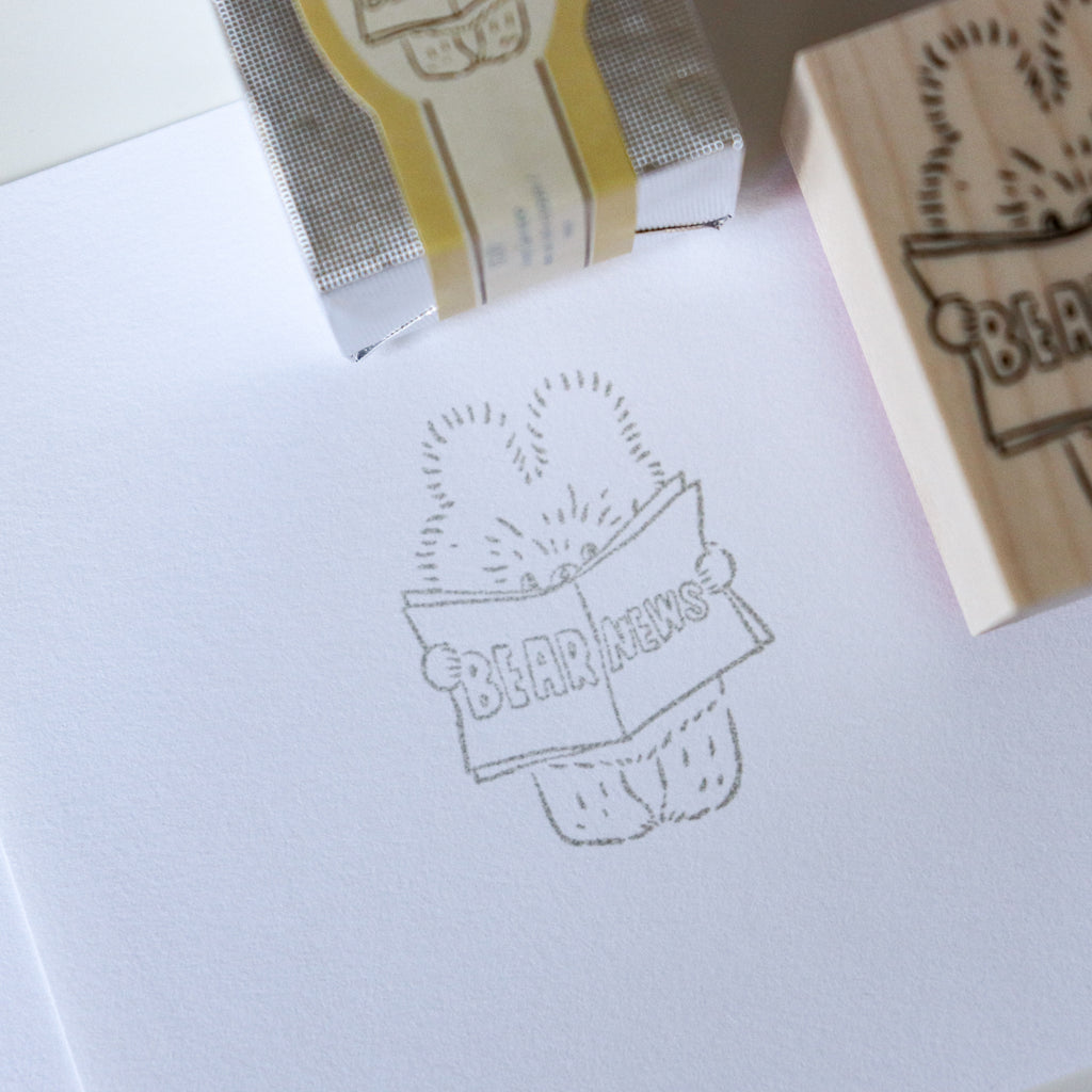 【Daydream】Kumaru Wood Rubber Stamp