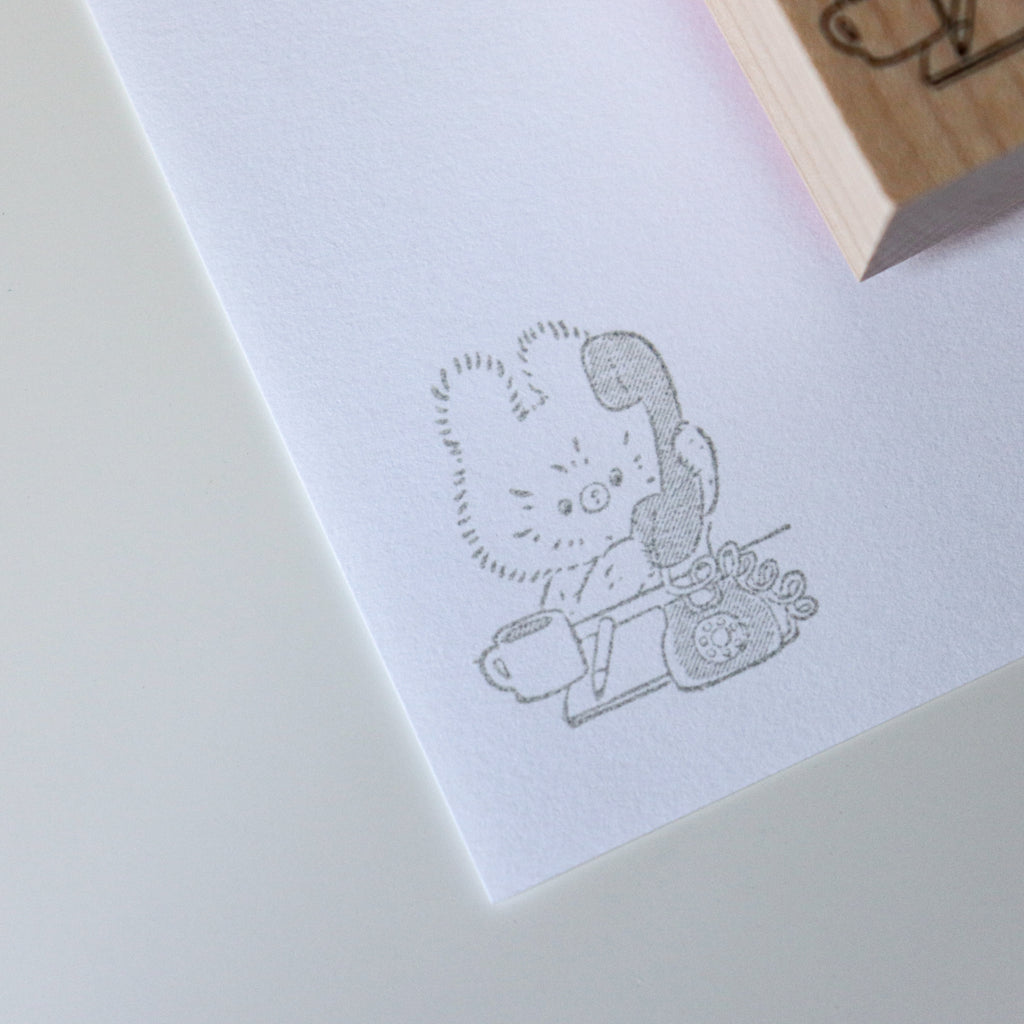 【Daydream】Kumaru Wood Rubber Stamp