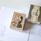 【Daydream】Kumaru Wood Rubber Stamp