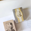 【Daydream】Kumaru Wood Rubber Stamp