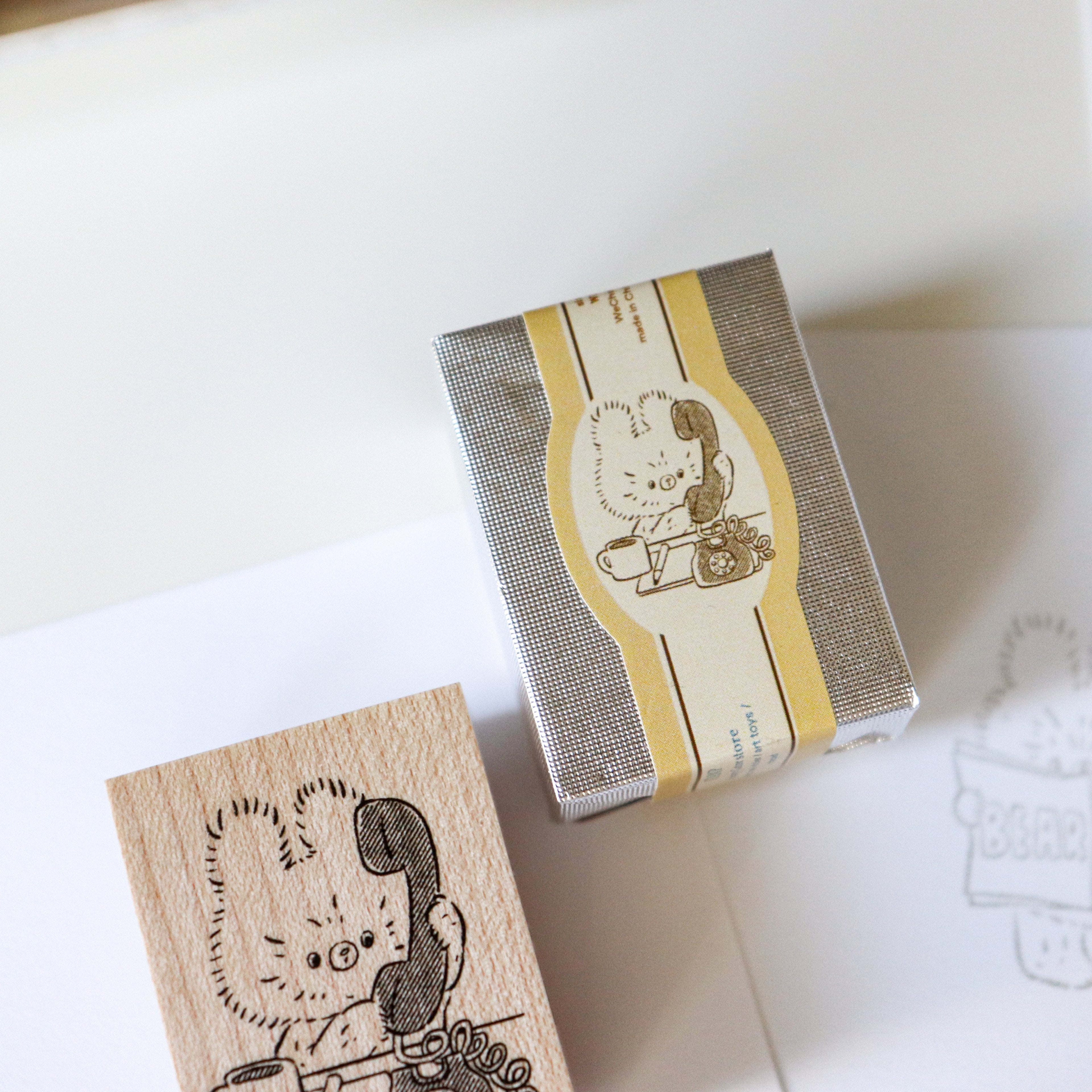 【Daydream】Kumaru Wood Rubber Stamp