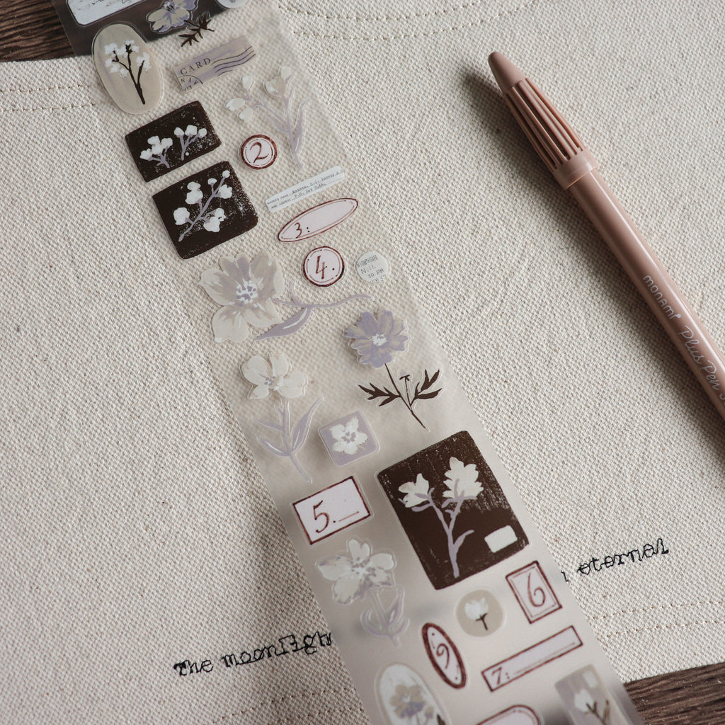 【Freckle Tea】Daily Season Collection- Kiss-cut Tape- Withered Warmth