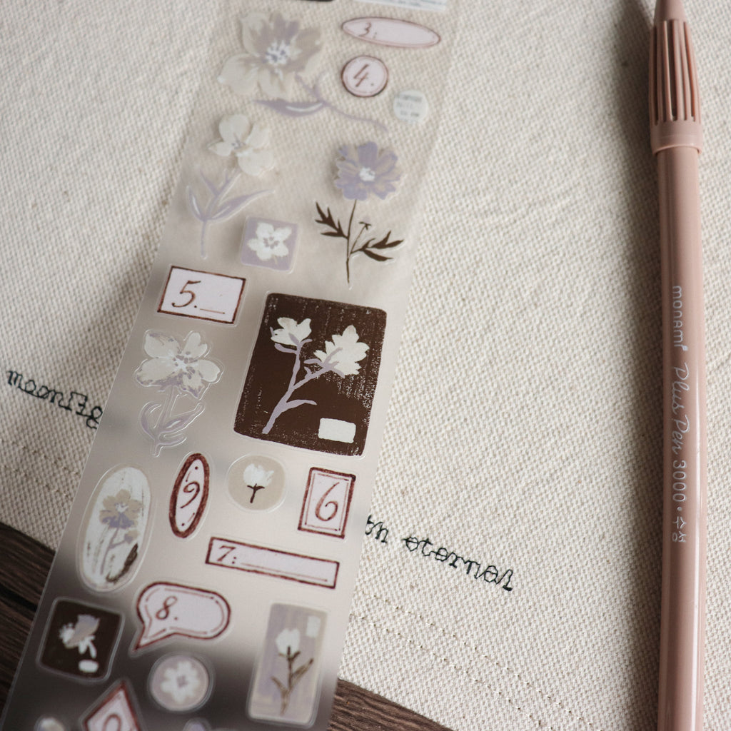 【Freckle Tea】Daily Season Collection- Kiss-cut Tape- Withered Warmth
