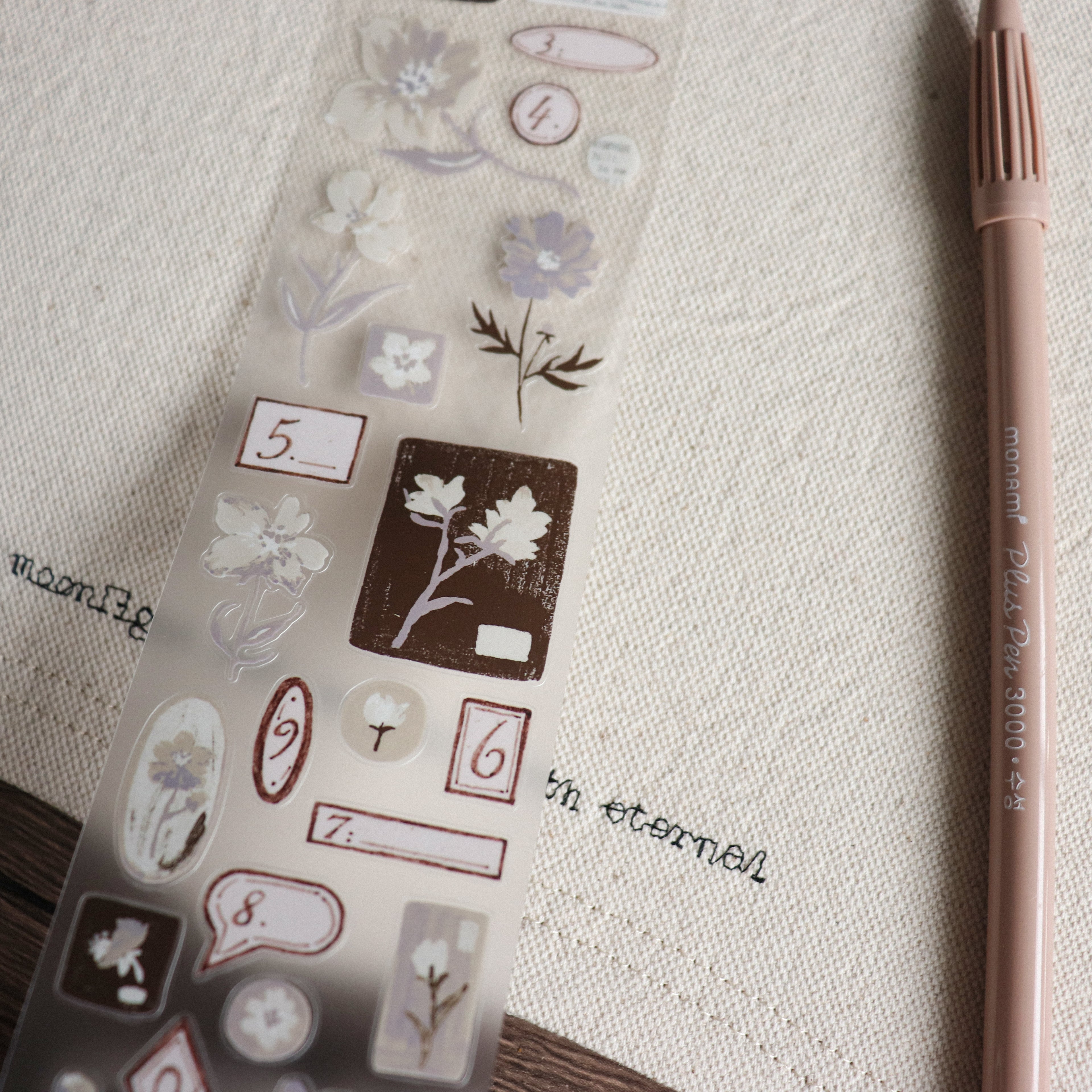 【Freckle Tea】Daily Season Collection- Kiss-cut Tape- Withered Warmth